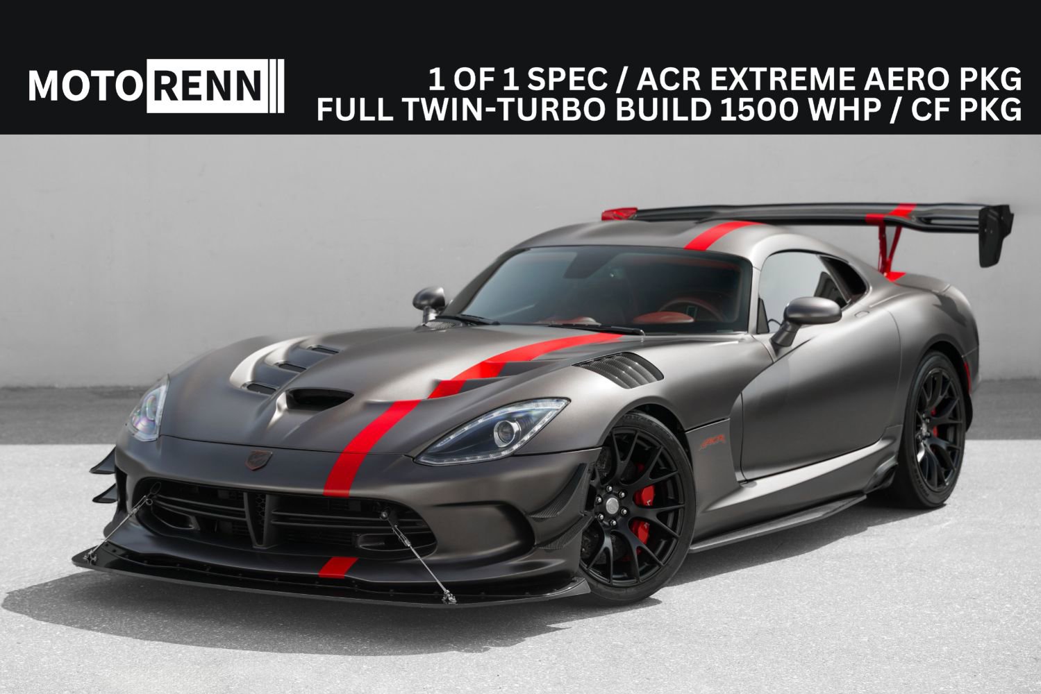 Used 2016 Dodge Viper GTC w/ ACR Package RWD image 1