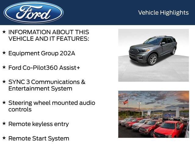 Used 2021 Ford Explorer XLT w/ Equipment Group 202A RWD image 4