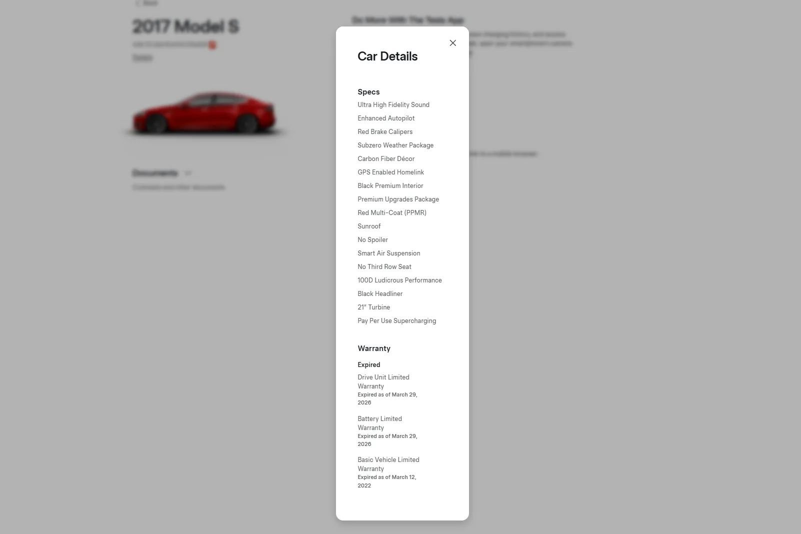 Used 2017 Tesla Model S P100D AWD/4WD image 3