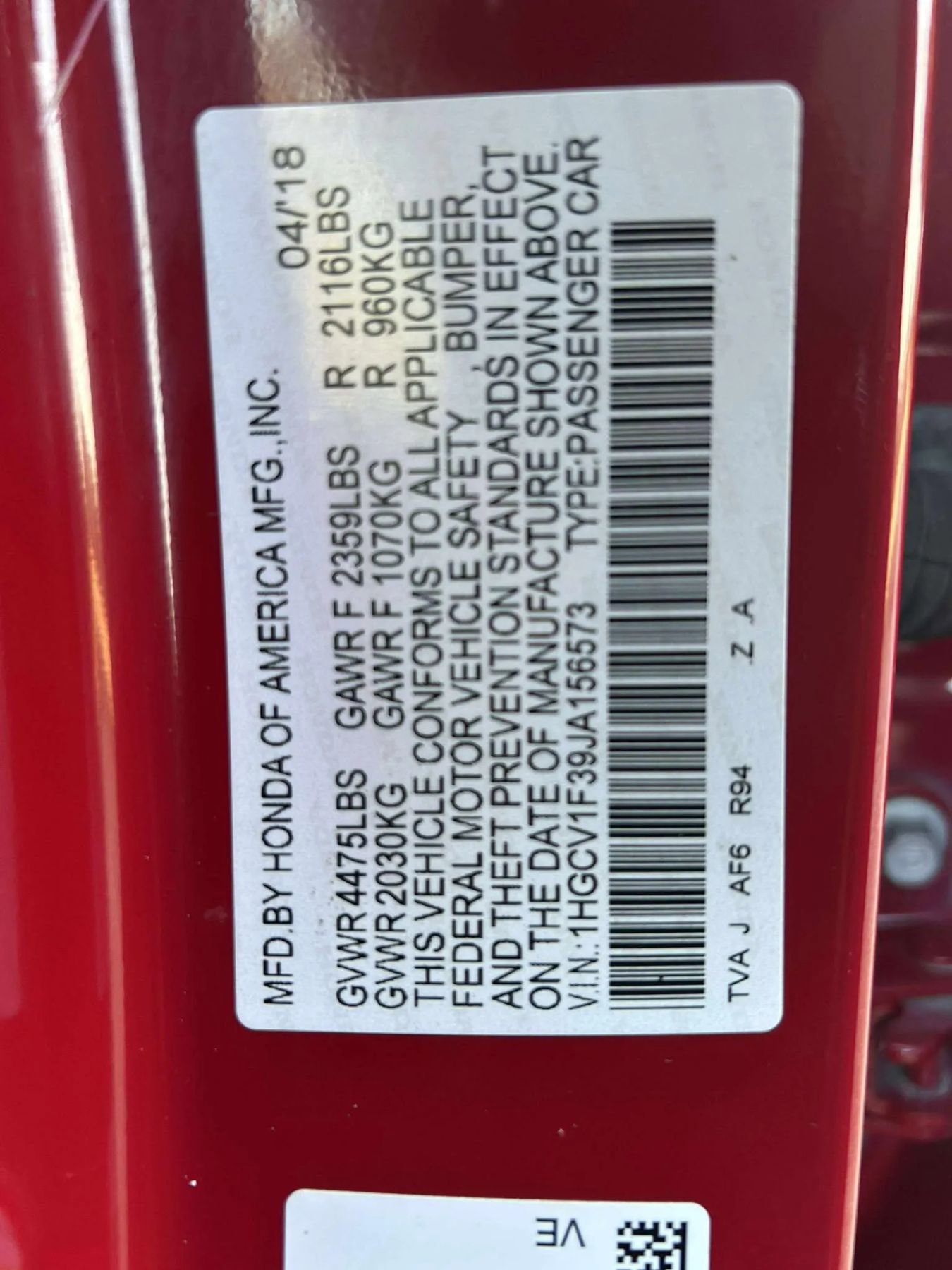 Used 2018 Honda Accord Sport image 32