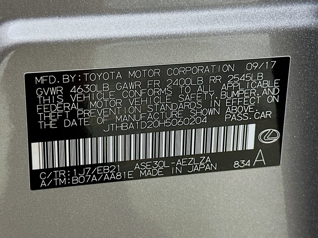 Used 2017 Lexus IS 200t RWD image 38