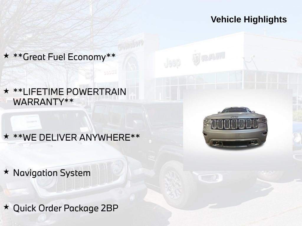 Used 2020 Jeep Grand Cherokee Overland AWD/4WD image 5