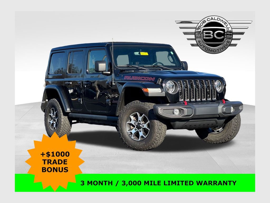 Used 2023 Jeep Wrangler Unlimited Rubicon w/ LED Lighting Group AWD/4WD image 1