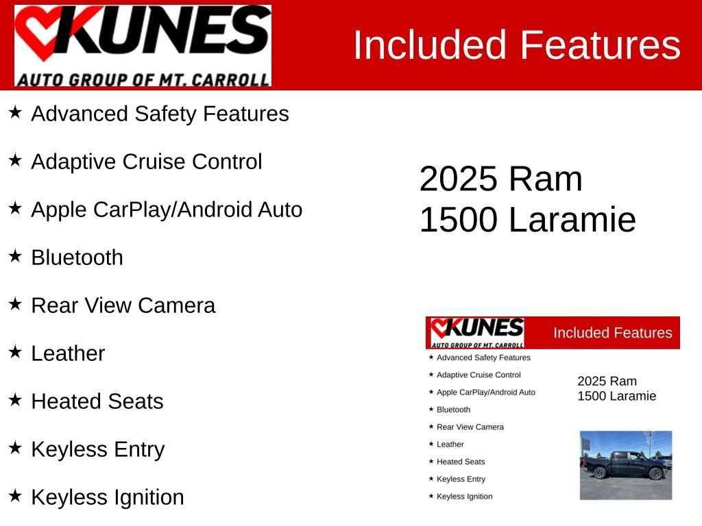 Used 2025 RAM 1500 Laramie AWD/4WD image 3