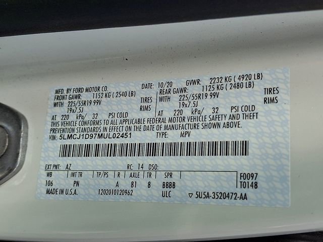 Used 2021 Lincoln Corsair AWD w/ Premium Package image 29