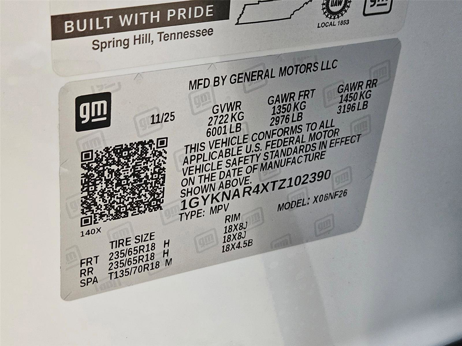 New 2026 Cadillac XT5 Luxury w/ LPO, Floor Liner Package FWD image 30