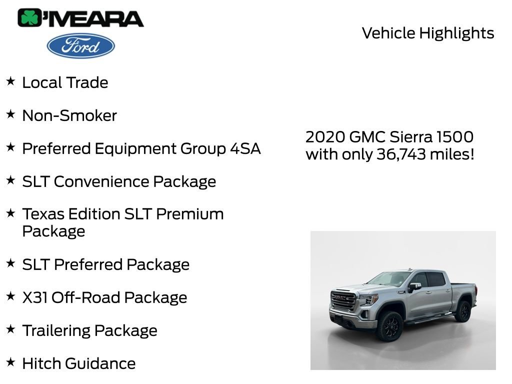 Used 2020 GMC Sierra 1500 SLT AWD/4WD image 8