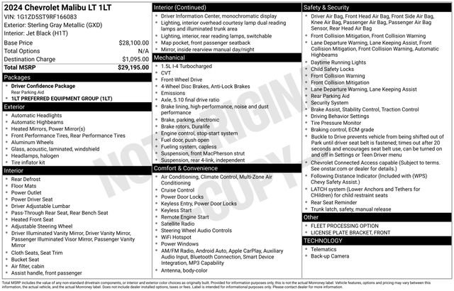 Used 2024 Chevrolet Malibu LT image 11