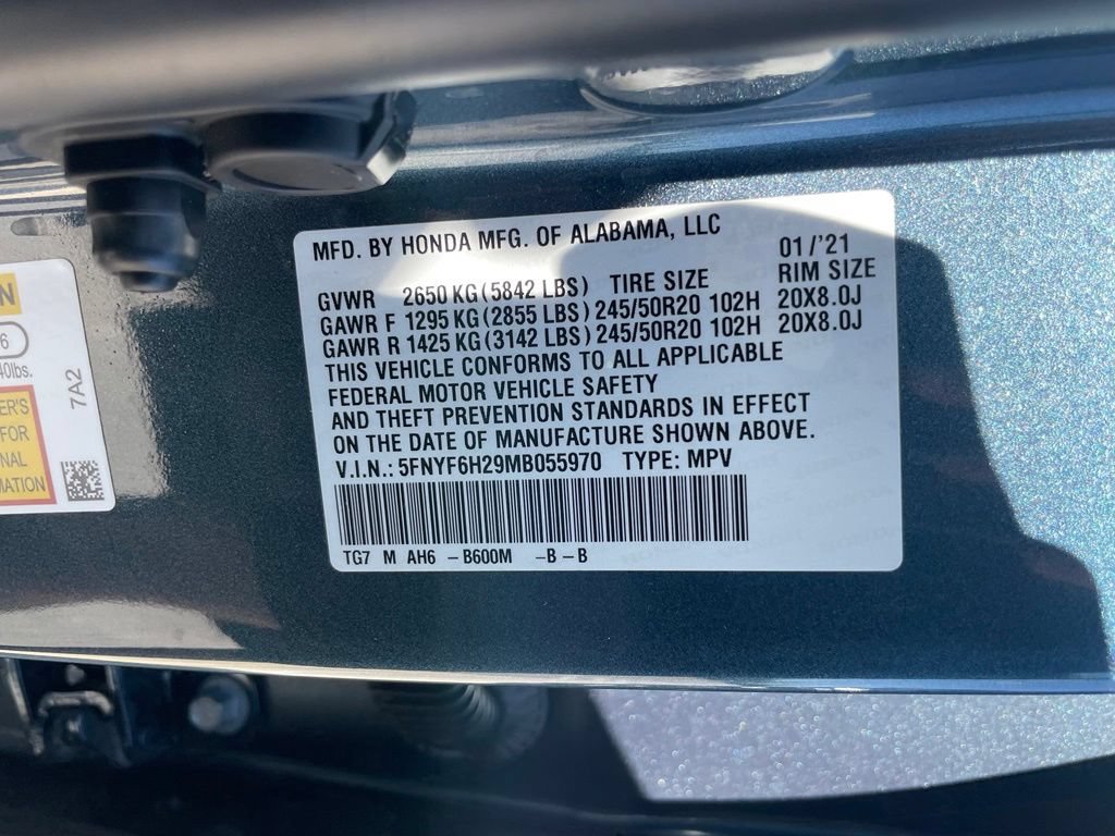 Used 2021 Honda Pilot Special Edition image 36