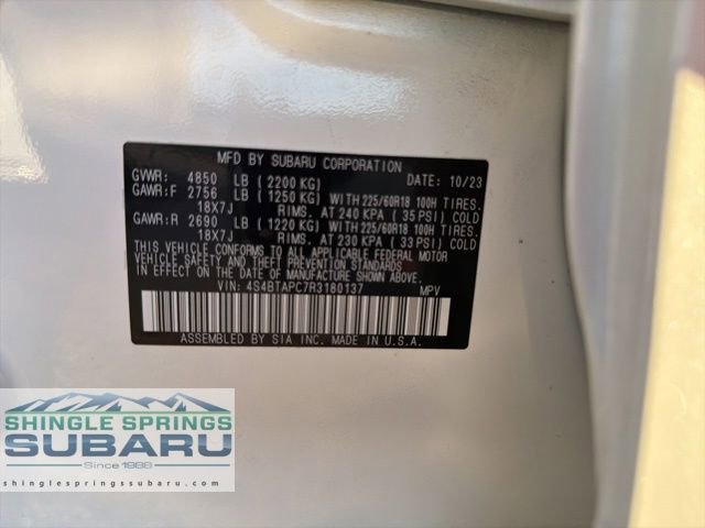 Certified 2024 Subaru Outback Touring image 75