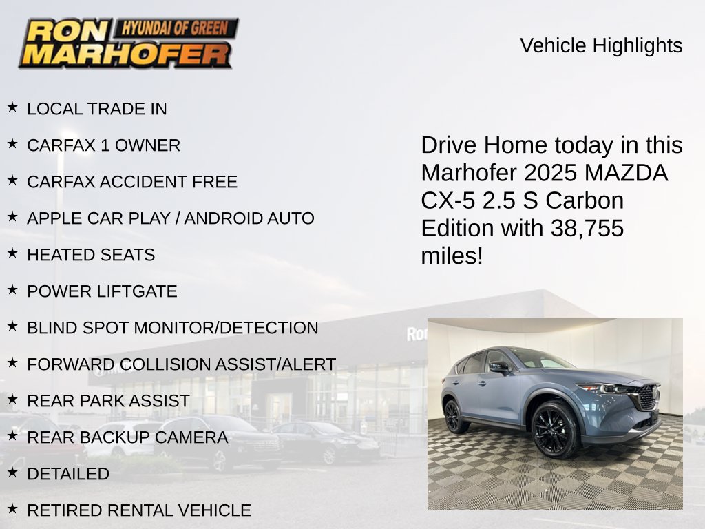 Used 2025 MAZDA CX-5 Carbon Edition AWD/4WD image 14