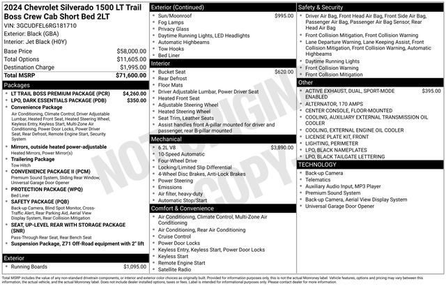 Certified 2024 Chevrolet Silverado 1500 LT Trail Boss w/ LT Trail Boss Premium Package image 37