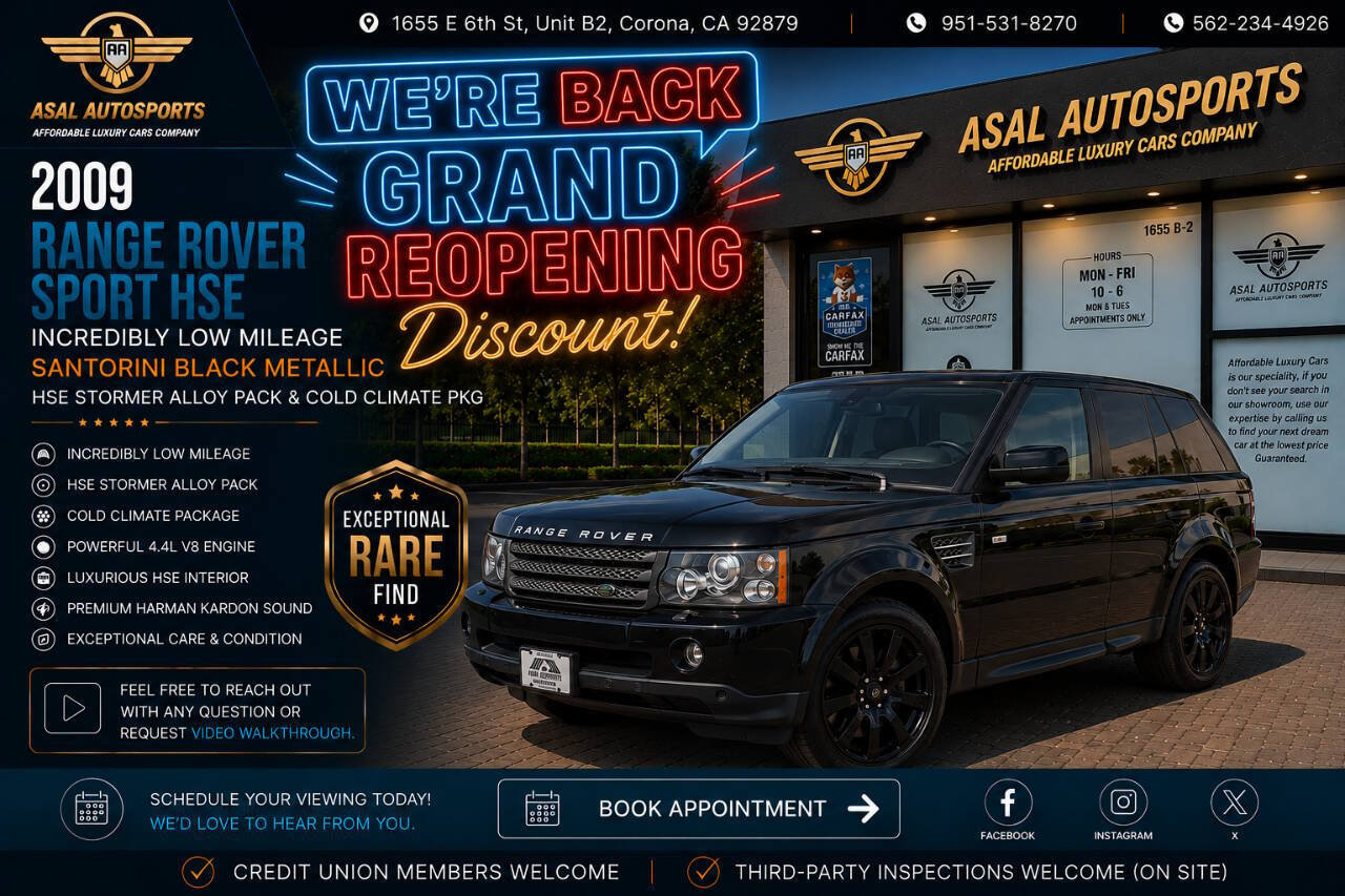 Used 2009 Land Rover Range Rover Sport HSE AWD/4WD image 1