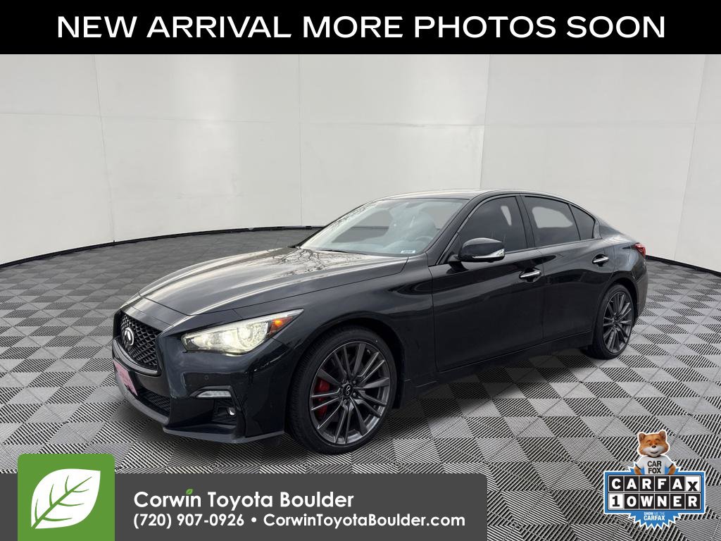 Used 2024 INFINITI Q50 Red Sport 400 w/ Black Opal Edition AWD/4WD image 3