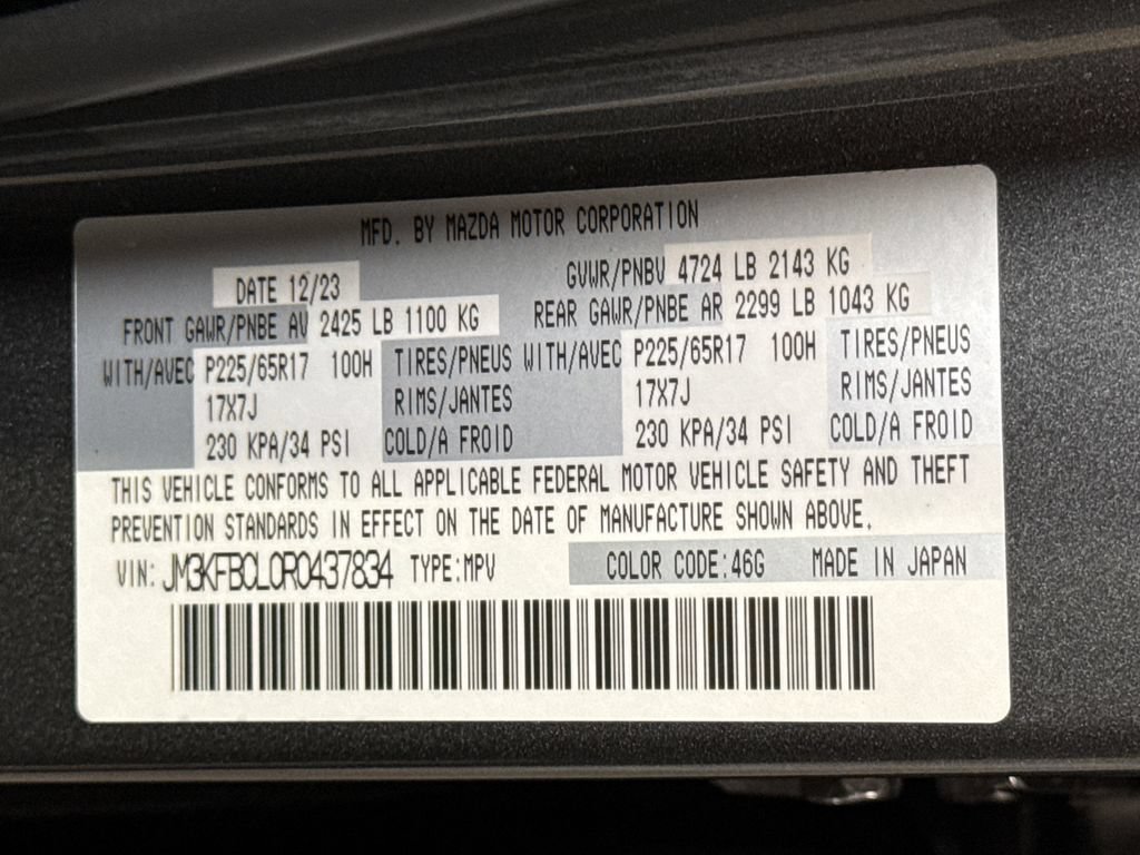 Certified 2024 MAZDA CX-5 AWD 2.5 S w/ Preferred Package image 10