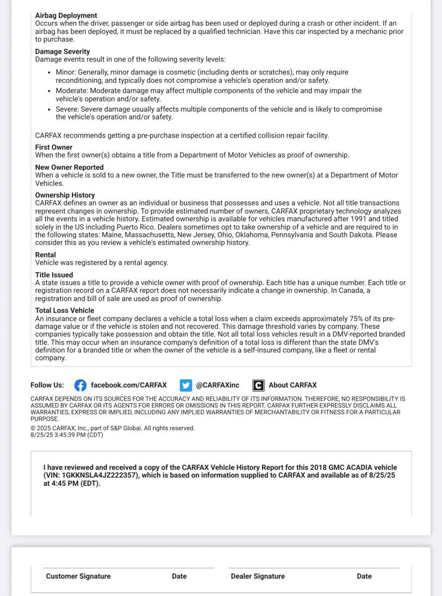 Used 2018 GMC Acadia SLE image 50