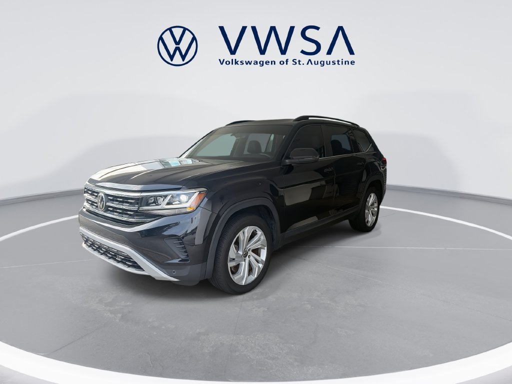 Used 2021 Volkswagen Atlas SE w/ Panoramic Sunroof Package AWD/4WD image 3
