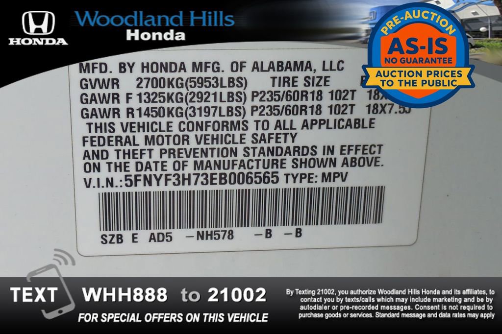 Used 2014 Honda Pilot EX-L image 28