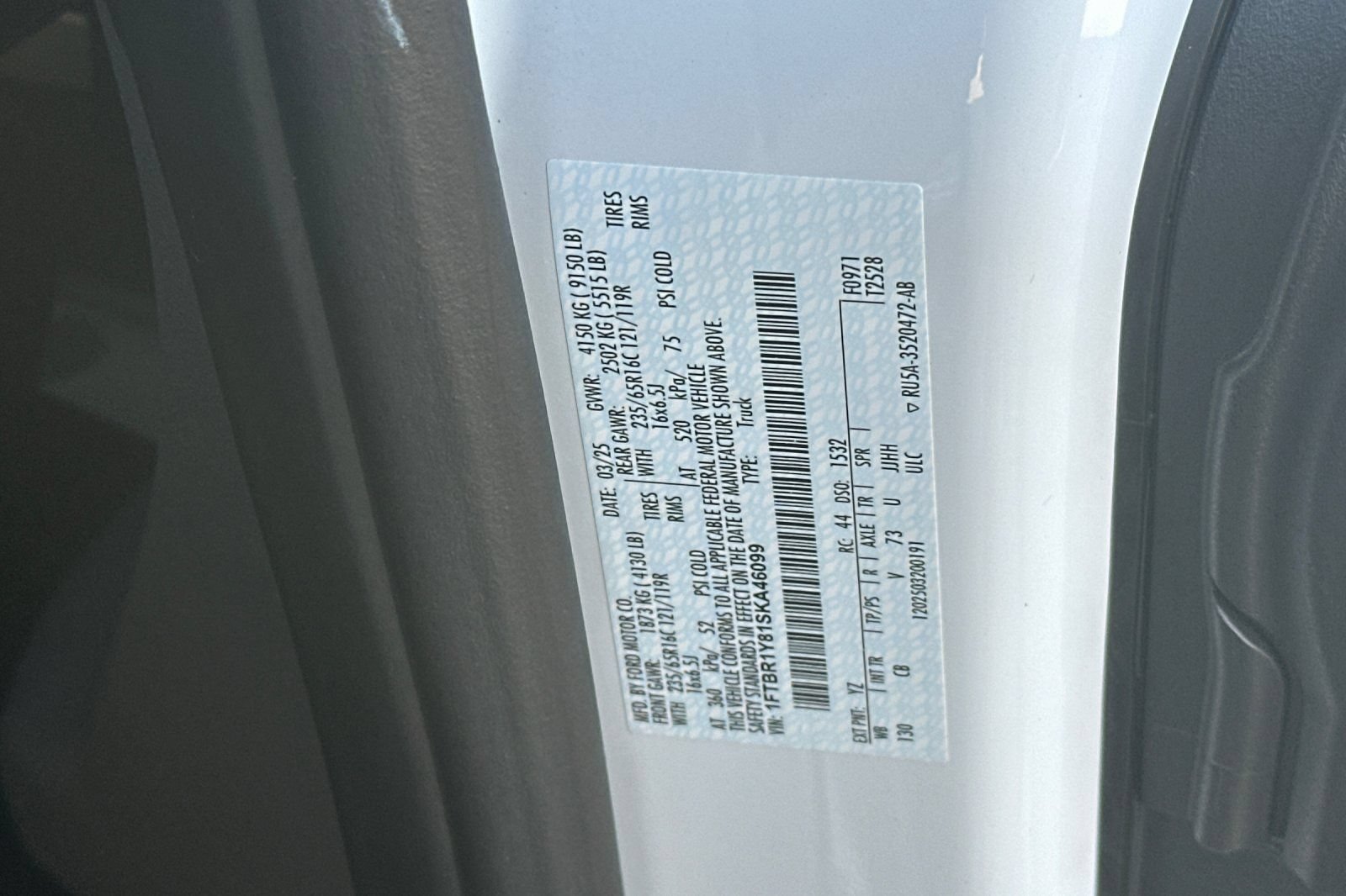 Used 2025 Ford Transit 250 Low Roof w/ Exterior Upgrade Package RWD image 27