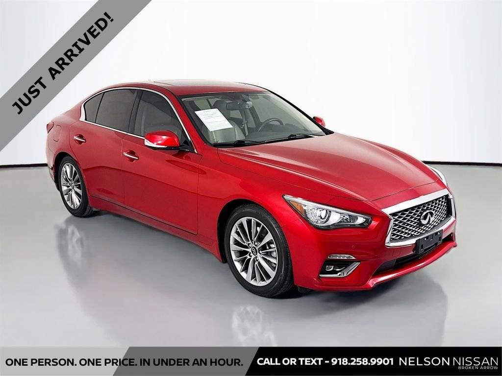 Used 2022 INFINITI Q50 Luxe w/ Cargo Package RWD image 3