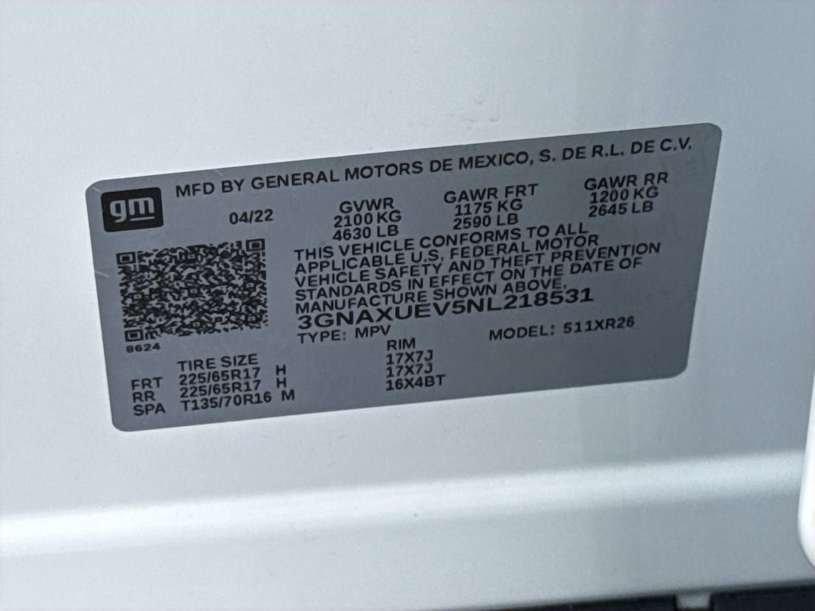 Used 2022 Chevrolet Equinox LT AWD/4WD image 30