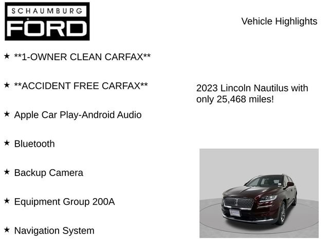 Used 2023 Lincoln Nautilus Reserve AWD/4WD image 7