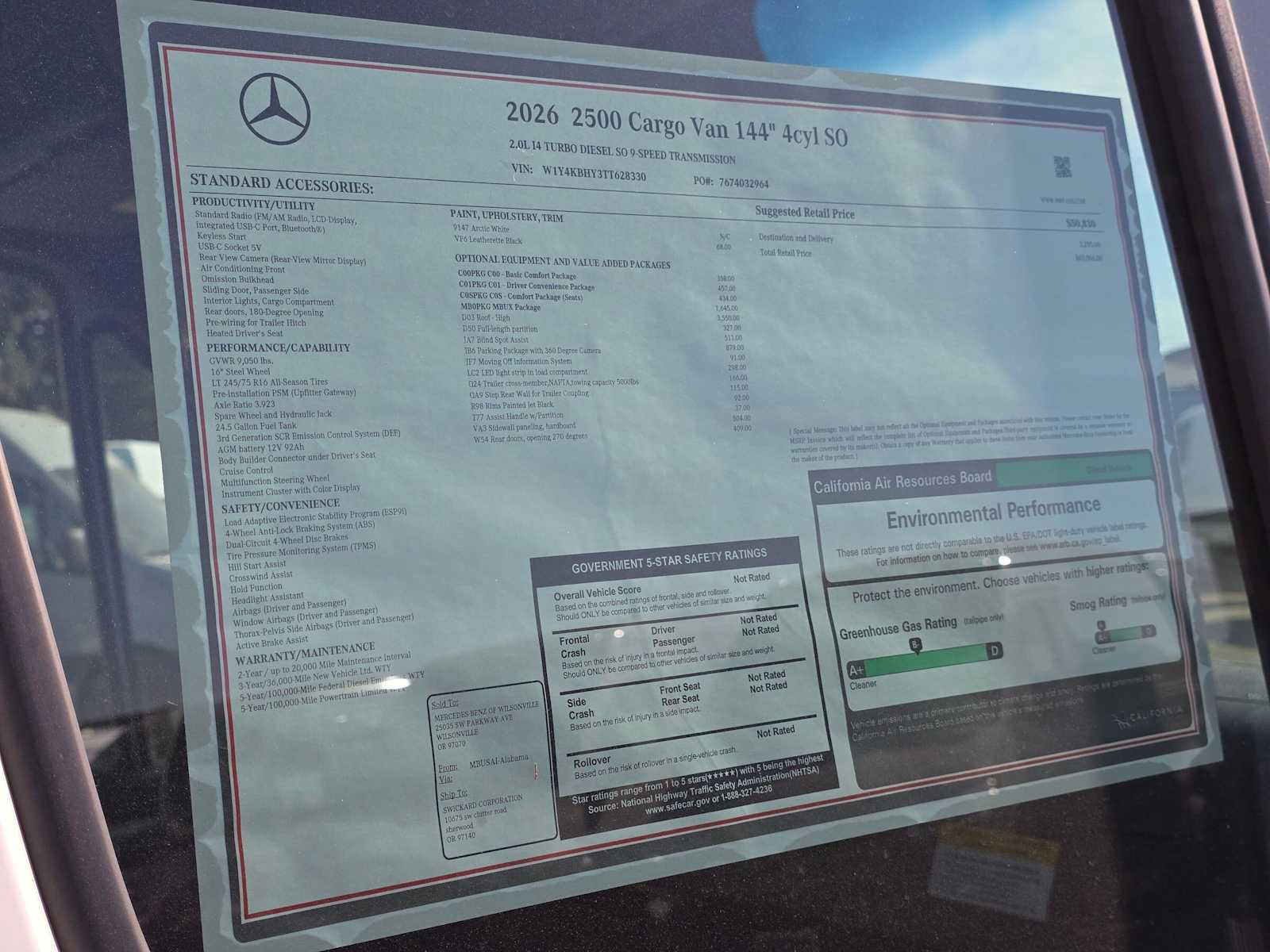 New 2026 Mercedes-Benz Sprinter 2500 image 14