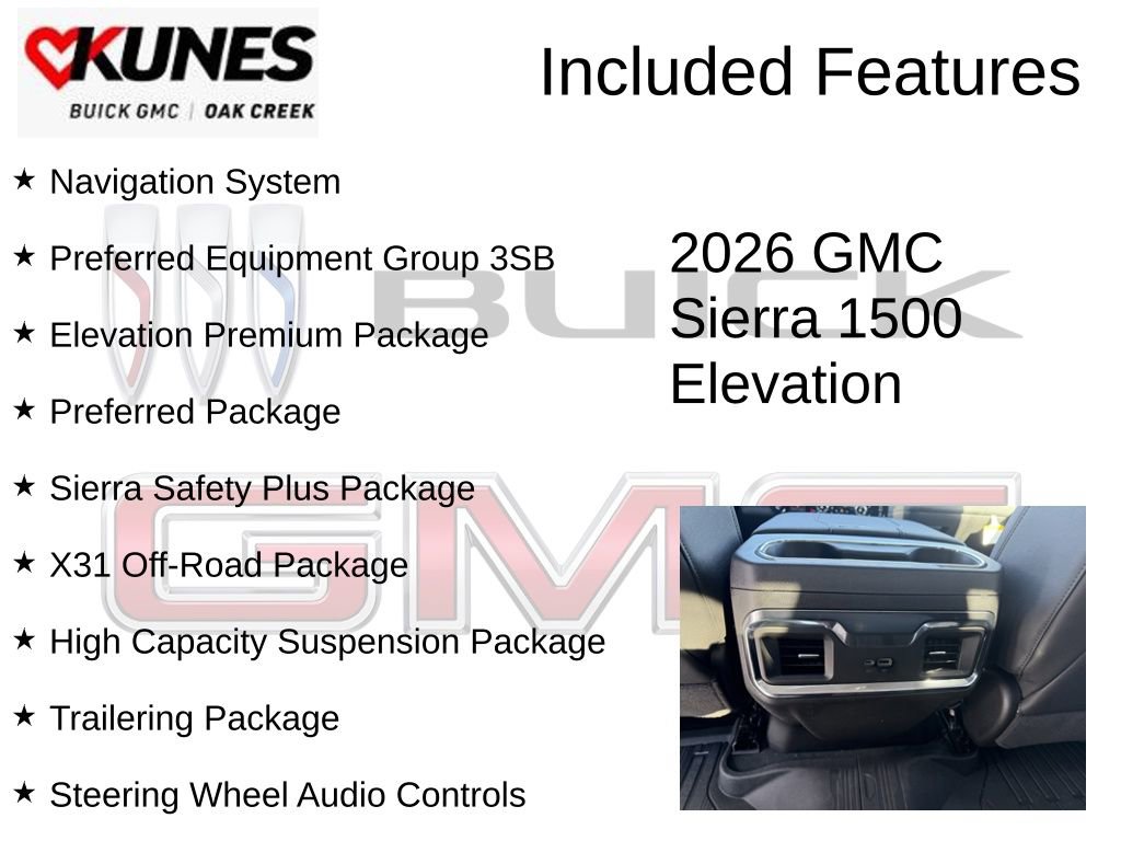 New 2026 GMC Sierra 1500 Elevation w/ Elevation Premium Package image 2