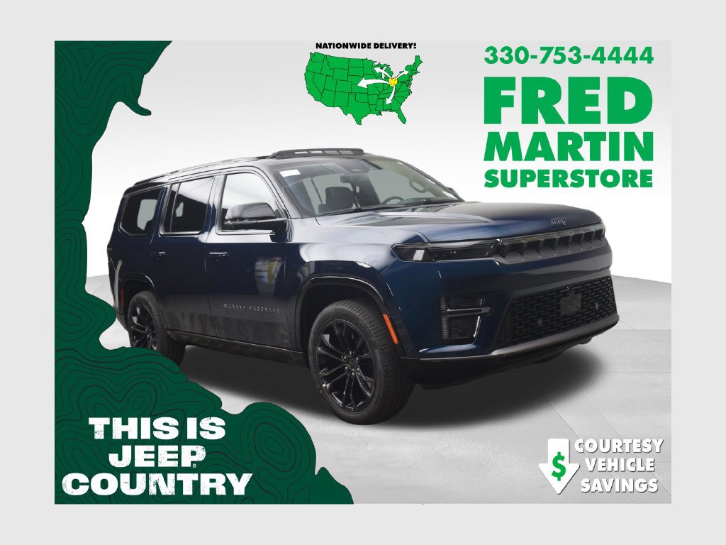 New 2026 Jeep Grand Wagoneer Summit w/ Rear Seat Video Group I AWD/4WD 360° Tour