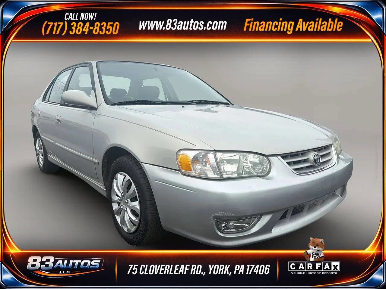 Used 2002 Toyota Corolla S image 1