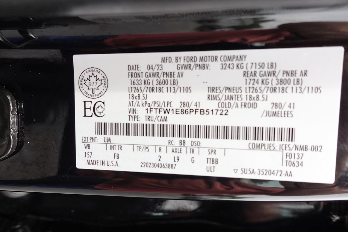Used 2023 Ford F150 XLT w/ Equipment Group 302A High AWD/4WD image 19