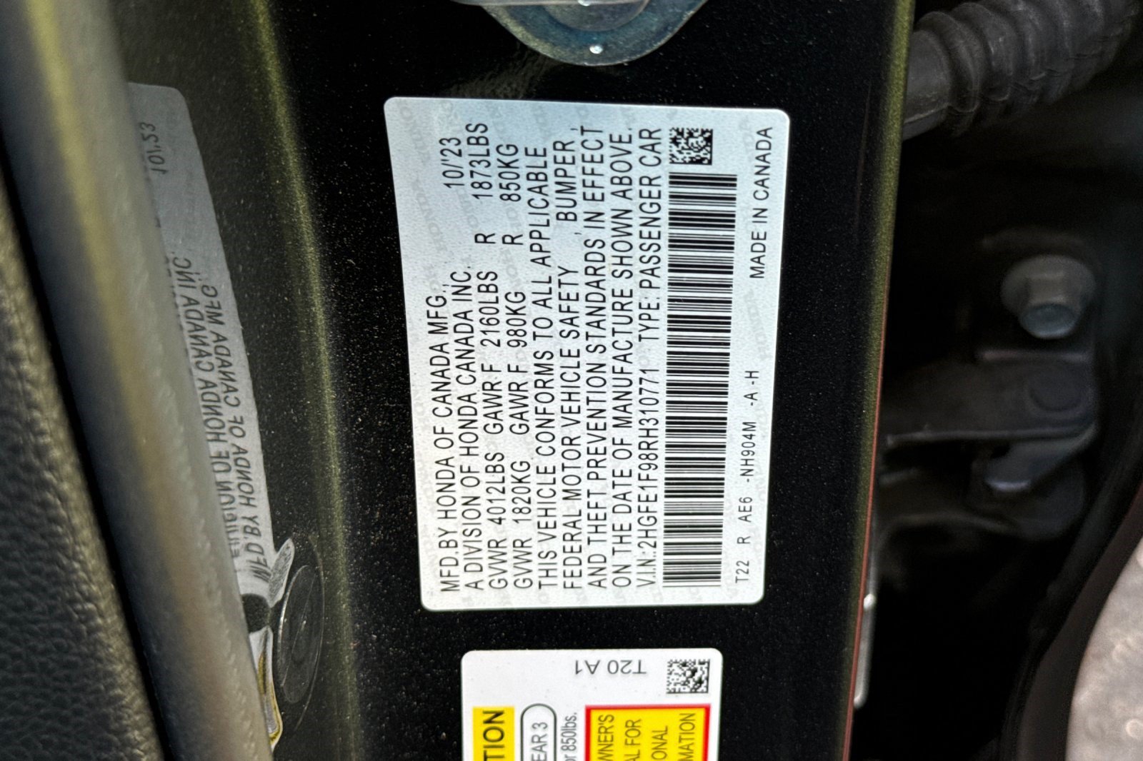 Used 2024 Honda Civic Touring image 23
