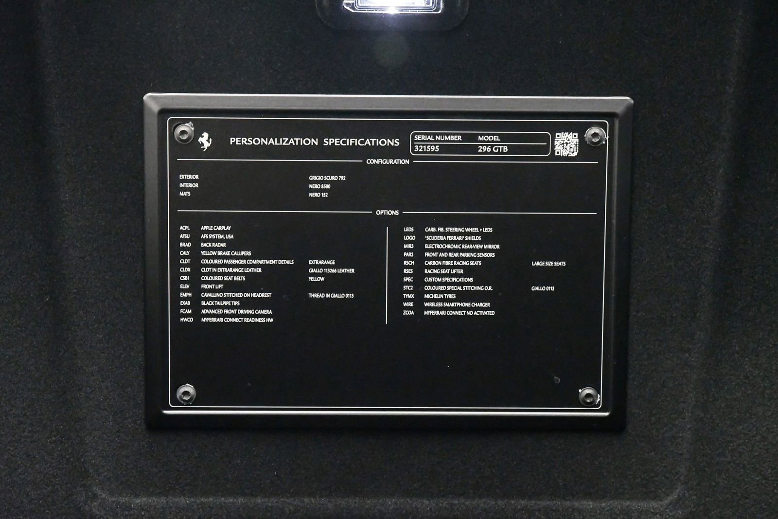 Certified 2025 Ferrari 296 GTB image 57