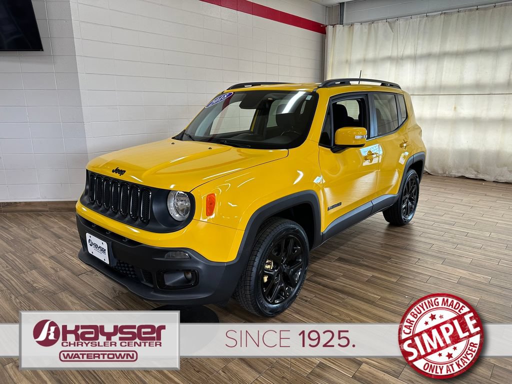 Certified 2018 Jeep Renegade Altitude