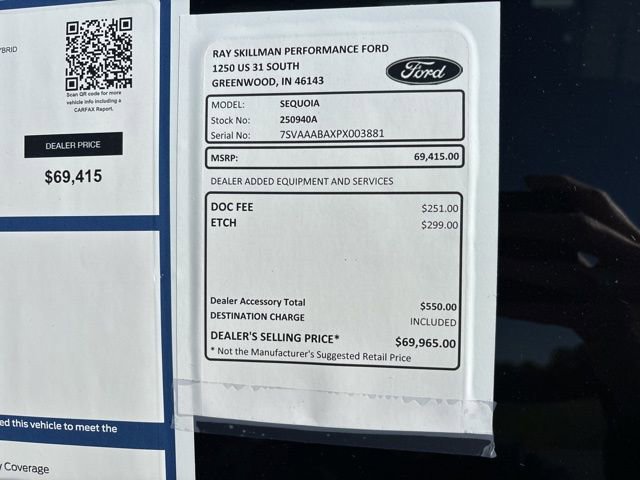 Used 2023 Toyota Sequoia SR5 w/ SR5 Premium Package AWD/4WD image 3