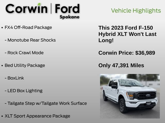 Used 2023 Ford F150 XLT w/ Equipment Group 302A High AWD/4WD image 25