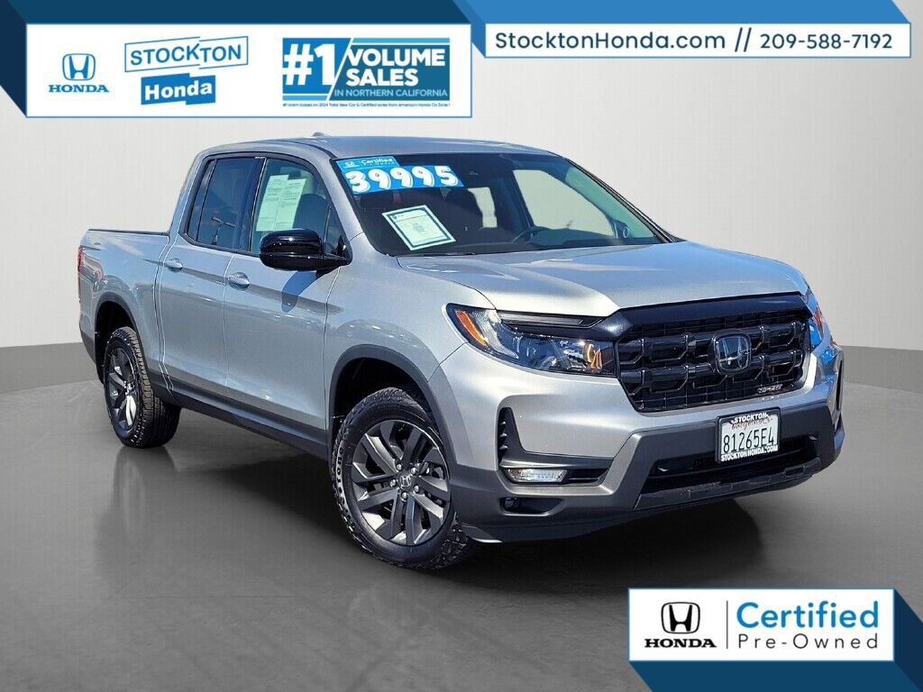 Certified 2025 Honda Ridgeline Sport image 1
