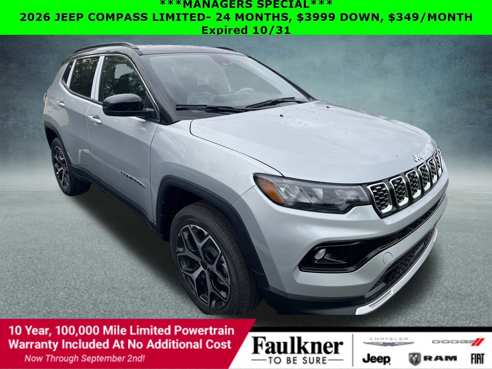 New 2026 Jeep Compass Limited