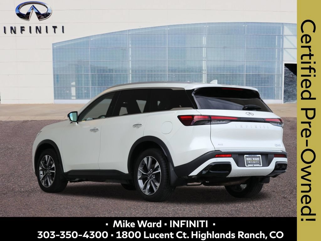 Certified 2023 INFINITI QX60 Luxe w/ Cargo Package AWD/4WD image 3