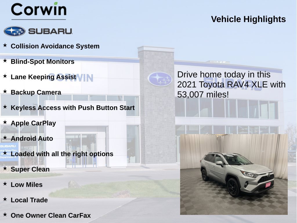 Used 2021 Toyota RAV4 XLE w/ XLE Grade Weather Package AWD/4WD image 6