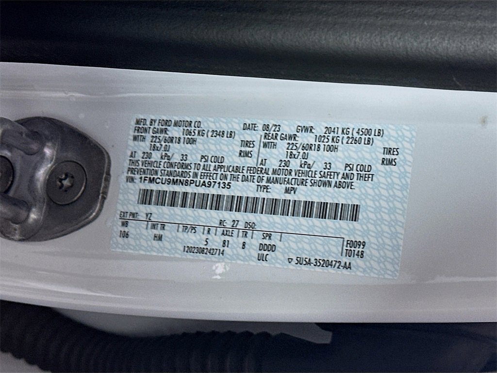 Used 2023 Ford Escape ST-Line w/ Tech Pack #1 image 35