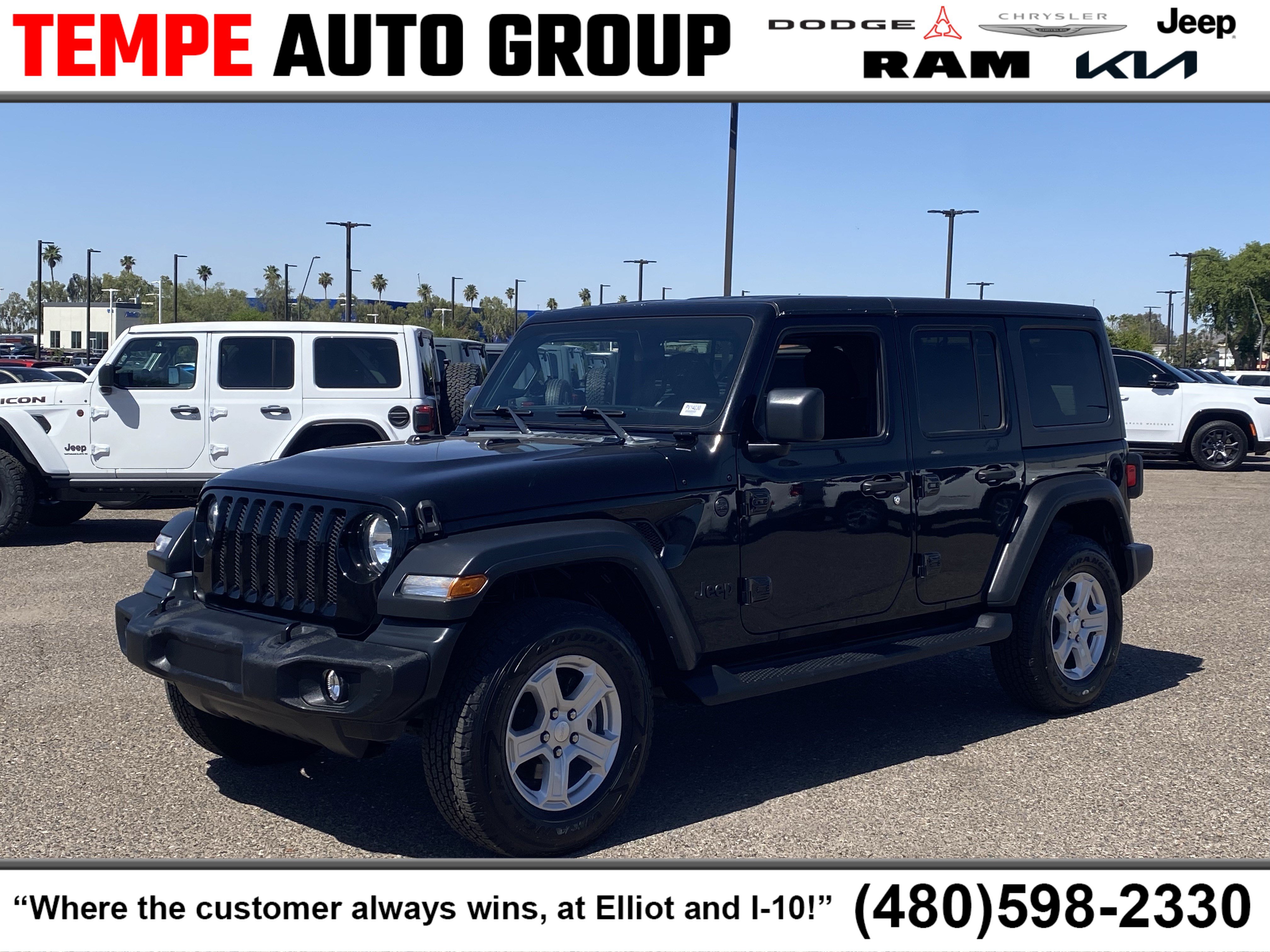 Used 2022 Jeep Wrangler Unlimited Sport AWD/4WD image 1