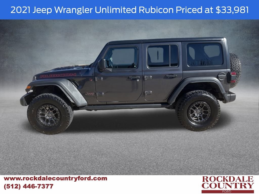 Used 2021 Jeep Wrangler Unlimited Rubicon w/ Xtreme Recon 35" Tire Package
