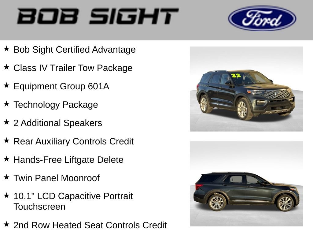 Used 2022 Ford Explorer Platinum w/ Equipment Group 601A image 3