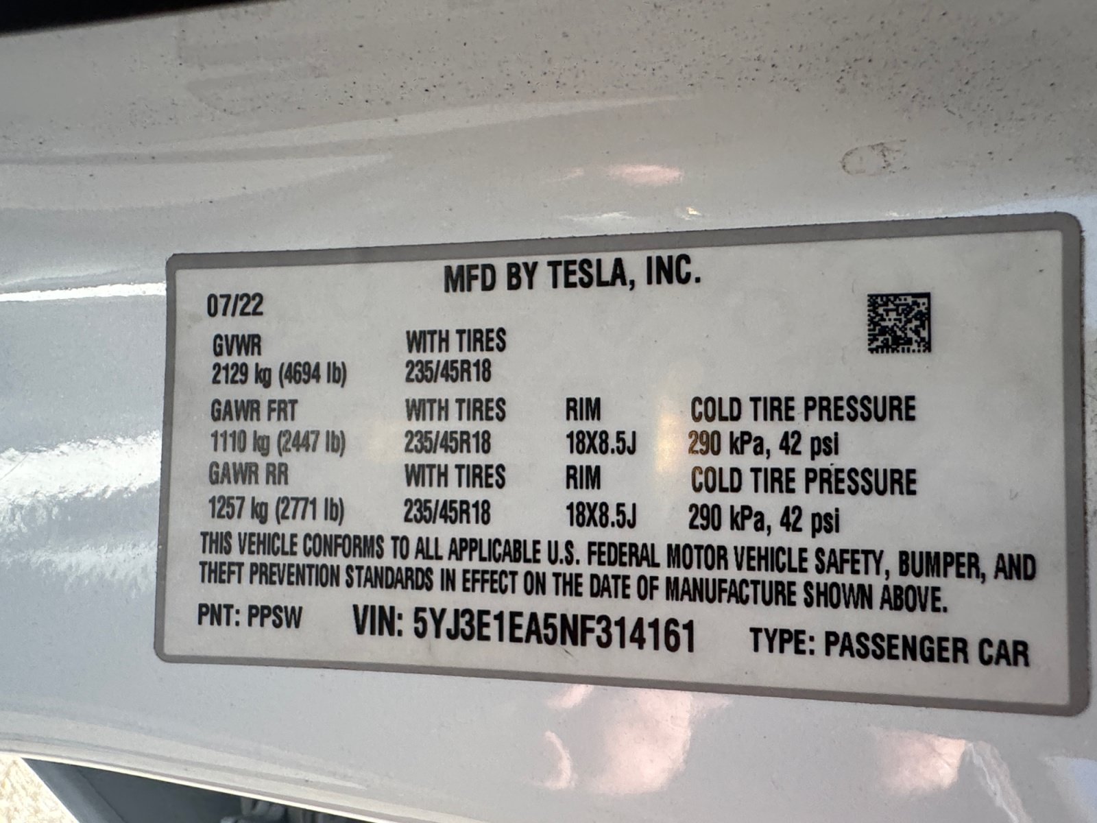 Used 2022 Tesla Model 3 RWD image 16