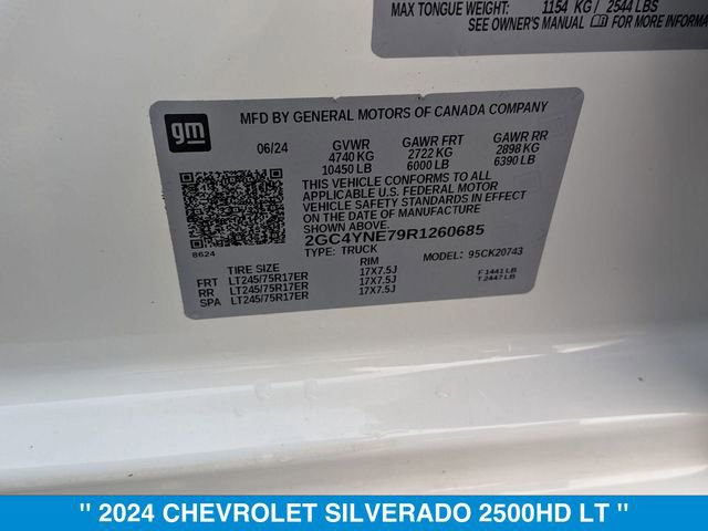 Certified 2024 Chevrolet Silverado 2500 LT w/ Convenience Package image 39