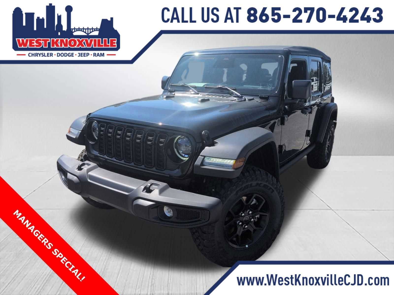 New 2025 Jeep Wrangler Willys