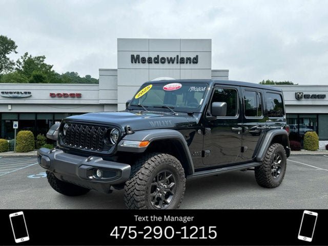 Certified 2025 Jeep Wrangler Unlimited Sport