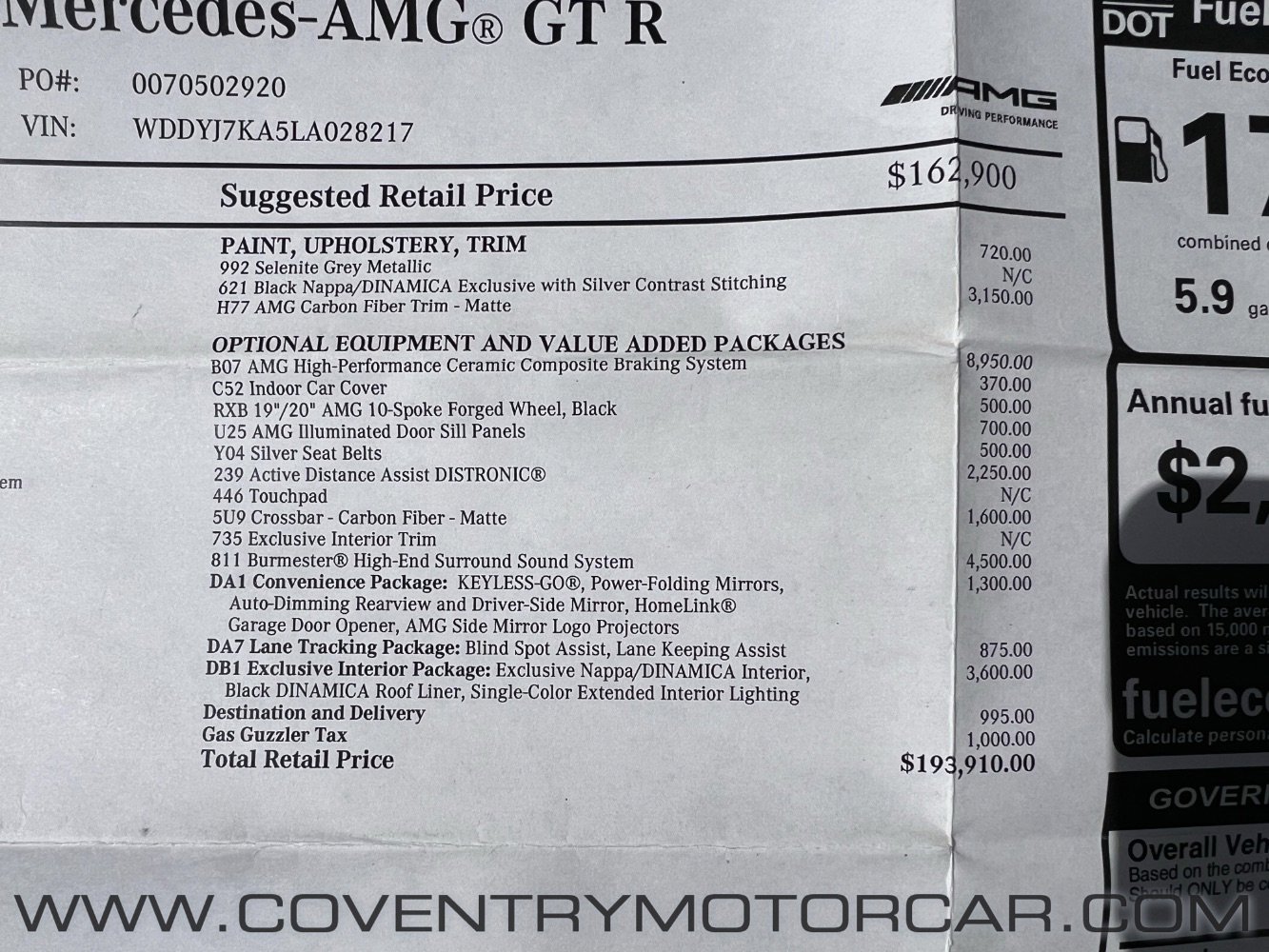 Used 2020 Mercedes-Benz AMG GT R image 26