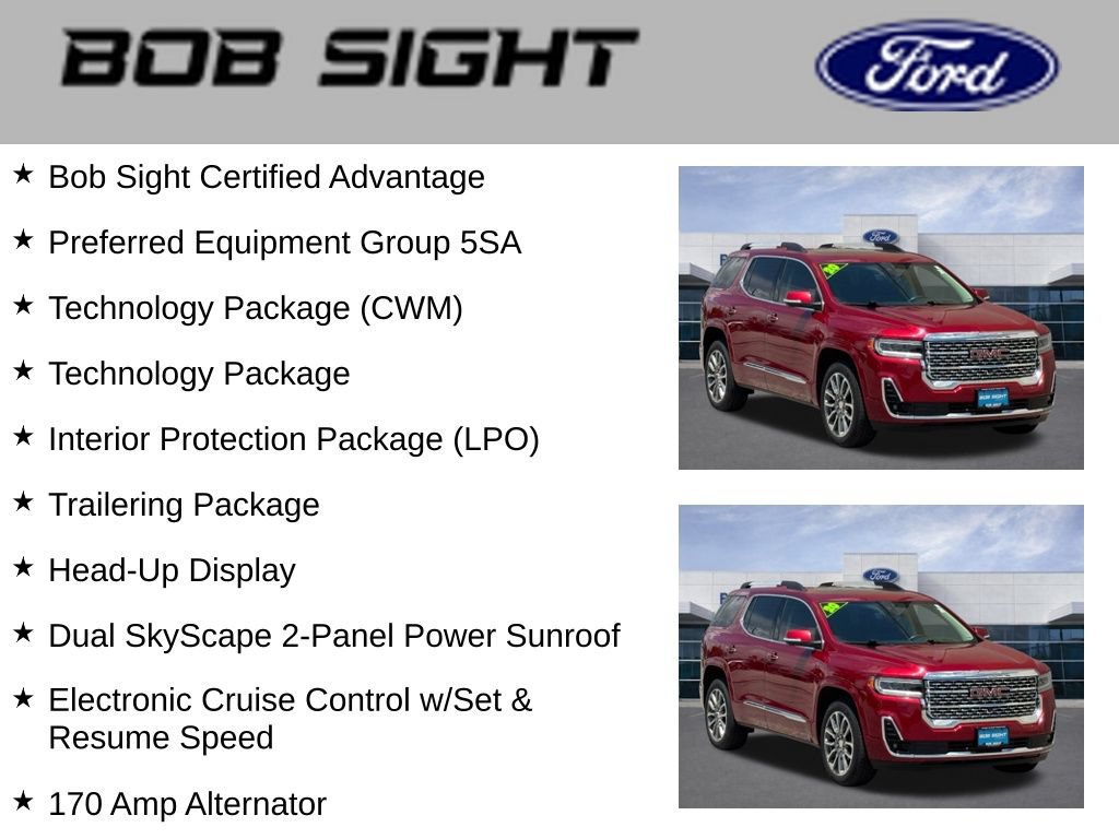 Used 2020 GMC Acadia Denali w/ Technology Package AWD/4WD video 3